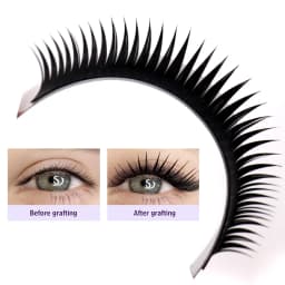 Wet Eyelash Extension 0.03mm 0.07mm Spikes Lashes Manga Lashes Wispy Cosplay Premade Russian A Shape Natural Eyelashes Supplies