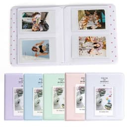 1PC 64 Pockets Photo Album Inch Pictures Storage Case Stamps Tickets Cards Organizer For Fujifilm Instax Mini 12/11/9