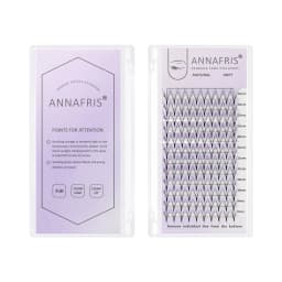 ANNAFRIS Pointy Base Premade Volume Fans Russia Volume Eyelash Extension Phoenix Tail Faux Mink Individual Lashes