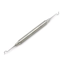 Dental Stainless Steel Ligature Tie Placement Tool Orthodontic Twirl-on Module Elastic Ligation Ring Holder Dentistry Instrument