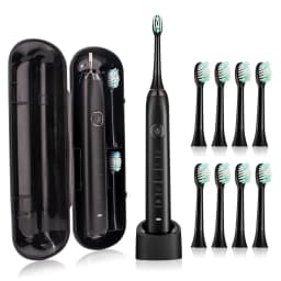 Sonic Electric Toothbrush Smart Ultrasonic Dental Teeth Whitening Rechargeable Adult Tooth Brush Sarmocare S100 With8 Brush Head