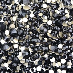 JUNAO 1400pcs Mix Size Mix AB Color Glass Rhinestone Flatback Crystal Stones Non Hotfix Strass Appliques For Nail Dress Crafts