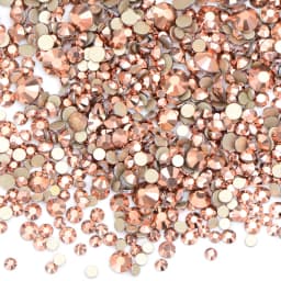 JUNAO 1400pcs Mix Size Mix AB Color Glass Rhinestone Flatback Crystal Stones Non Hotfix Strass Appliques For Nail Dress Crafts
