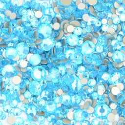 JUNAO 1400pcs Mix Size Mix AB Color Glass Rhinestone Flatback Crystal Stones Non Hotfix Strass Appliques For Nail Dress Crafts