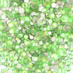 JUNAO 1400pcs Mix Size Mix AB Color Glass Rhinestone Flatback Crystal Stones Non Hotfix Strass Appliques For Nail Dress Crafts