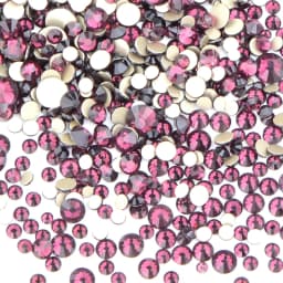 JUNAO 1400pcs Mix Size Mix AB Color Glass Rhinestone Flatback Crystal Stones Non Hotfix Strass Appliques For Nail Dress Crafts