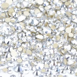 JUNAO 1400pcs Mix Size Mix AB Color Glass Rhinestone Flatback Crystal Stones Non Hotfix Strass Appliques For Nail Dress Crafts