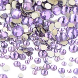 JUNAO 1400pcs Mix Size Mix AB Color Glass Rhinestone Flatback Crystal Stones Non Hotfix Strass Appliques For Nail Dress Crafts