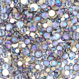 JUNAO 1400pcs Mix Size Mix AB Color Glass Rhinestone Flatback Crystal Stones Non Hotfix Strass Appliques For Nail Dress Crafts
