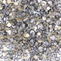 JUNAO 1400pcs Mix Size Mix AB Color Glass Rhinestone Flatback Crystal Stones Non Hotfix Strass Appliques For Nail Dress Crafts