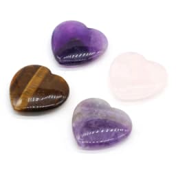 1pc 40mm Natural Stone Crystal Amethyst Quartz Living Room Ornament Love Thumb Stone Forgetfulness Stone Healing Stone Accessory