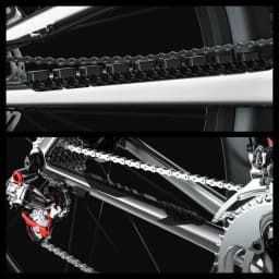 ENLEE 3D MTB Road Bike Silicone Chain Bicycle Frame Guards Self-Adhesive Bike Frame Cover Protection For Scratch Accessories