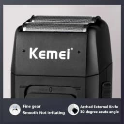 1Set Clipper Blade for Kemei Km-1102 Clipper Electric Shaver Parts Net Replacable and Durable Stainless Steel Material