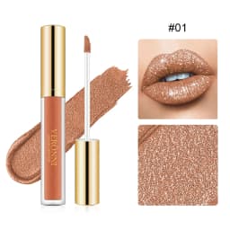 15 Color Glitter Liquid Lipsticks Shimmer Shiny Lipgloss Pearlescent Lip Tint Waterproof Long Lasting Matte Diamond Lips Glaze