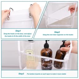 Multi-functional Fabric Hanging Bag for Behind the Door Multi-layer Storage Hanging Bag Miscellaneous Organizer Storage Hanging