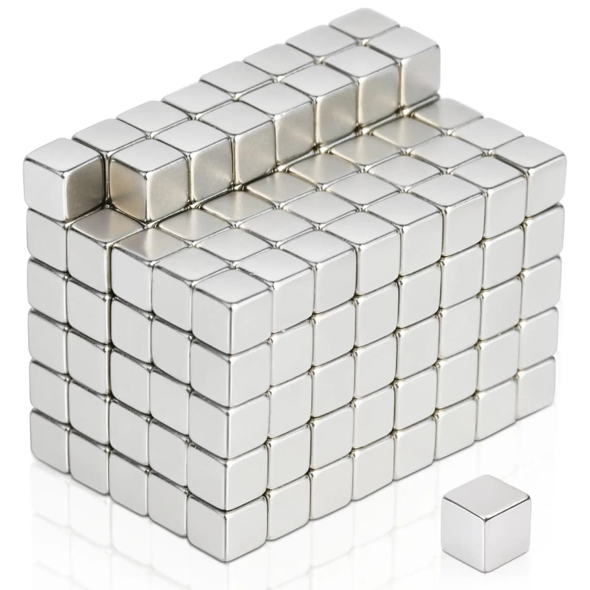7 X 7 X 7mm Rare Earth Magnets, Small Magnets for Fridge, Whiteboard, Science, Crafts, Office and Locker Magnets