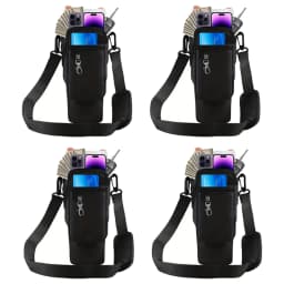 1/2/4 Piece 40oz Water Bottle Carrier Bag Pouch Cover for Thermos Water Bottle Holder Adjustable Shoulder Strap Mug Cover