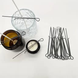 5/10Pcs 4.3 Inch Candle Wick Holders Clip Wick Fixer Stainless Steel Holders for Candle Making Metal Wick Centering Device Tools
