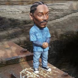 1 Pcs Hip Hop Legend Commemorative Resin Ornaments Home Decoration Memorial Statue Crafts Characters Sculptures and Figurines