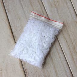 40g PVC Simulated Rice Grains Display Props Artificial Fake Food White Rice Festive Party Window Cabinet Decor Photography Props