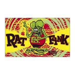 FLAGDOM 90x150CM 3X5FT Rat-Finks Choppers Flag Flying Banner for Decor Indoor Outdoor