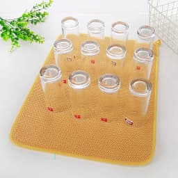 Dish Drying Mat In The Cabinet Drying Mats Microfiber Absorbent Table Placemat Non Slip Heat Resistant Drain Drying Pad