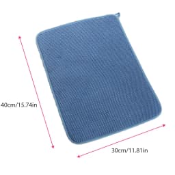 Dish Drying Mat In The Cabinet Drying Mats Microfiber Absorbent Table Placemat Non Slip Heat Resistant Drain Drying Pad