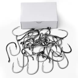 PROBEROS 50pcs Barbed Fishing Hook for Salt Water with High Carbon Steel Suitable for Fishing Dayu11 Freshwater Fish Hook