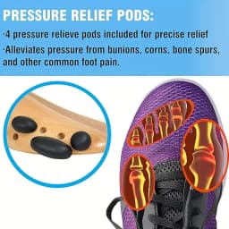 1/2Pc Shoe Stretcher Women and Men's Shoe Widener - Wooden Expander for Wide Feet, Bunions or Calluses Wooden Shoe Stretcher