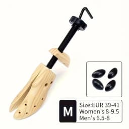 1/2Pc Shoe Stretcher Women and Men's Shoe Widener - Wooden Expander for Wide Feet, Bunions or Calluses Wooden Shoe Stretcher
