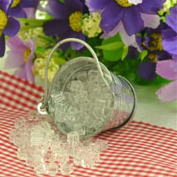 10g Small Ice Cubes Accessory Drink Miniature Pub Beer Ice Blocks DIY 1:12 Dollhouse Miniature Deco Parts Plastic Crafts