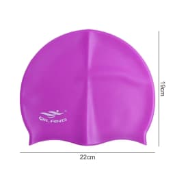 Wear-resistant Practical Colorful Silicone Flexible Waterproof Plus Size Bathing Cap Swimming Cap Swim Pool Hat Swimming Hat
