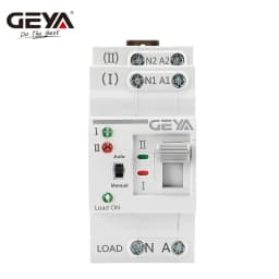 GEYA G2R Din Rail 2P 4P ATS Dual Power Automatic Transfer Switch Electrical Selector Switches Uninterrupted Power 63A 110V 220V
