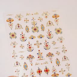 1pcs 5D Exquisite White Flower Nail Art Stickers 2024 Kawaii Flower Nail Decoration Decals Self Adhesive Slider DIY Accessories