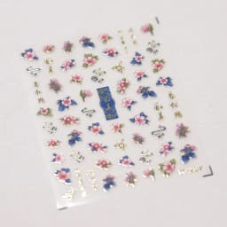 1pcs 5D Exquisite White Flower Nail Art Stickers 2024 Kawaii Flower Nail Decoration Decals Self Adhesive Slider DIY Accessories