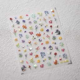 1pcs 5D Exquisite White Flower Nail Art Stickers 2024 Kawaii Flower Nail Decoration Decals Self Adhesive Slider DIY Accessories