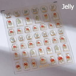 1pcs 5D Exquisite White Flower Nail Art Stickers 2024 Kawaii Flower Nail Decoration Decals Self Adhesive Slider DIY Accessories