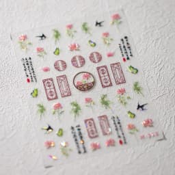 1pcs 5D Exquisite White Flower Nail Art Stickers 2024 Kawaii Flower Nail Decoration Decals Self Adhesive Slider DIY Accessories