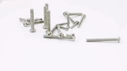 ISO7380 Stainless Steel Hex Screw M2 M2.5 M3 M4 M5 M6 M8 M10 M12 Hexagonal 304 SS Socket Allen Bolt Thread Machine Metal Screws