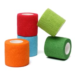 Black Sports Self-Adhesive Elastic Bandage with 4.8-Meter Elastic Knee Pads, 18 Colors for Fingers, Ankles, Palms, and Shoulders