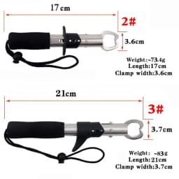 Stainless Steel 21/17cm Lure Pliers Fish Controller Set Multi-functional Spinning/Casting Fish Lip Grabber Fishing Equipment
