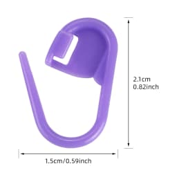 QJH 50/200/500 Pcs Mix Color Knitting Stitch Counter Crochet Locking Stitch Markers Stitch Needle Clip Knitting Crochet Markers