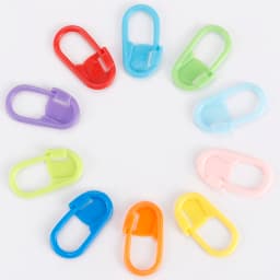 QJH 50/200/500 Pcs Mix Color Knitting Stitch Counter Crochet Locking Stitch Markers Stitch Needle Clip Knitting Crochet Markers