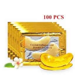 50/60/80/100 Pcs Crystal Collagen Gold Eye Mask Anti Dark Circles Beauty Patches For Eye Skin Care Korean Cosmetics