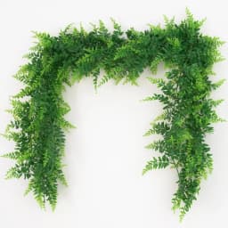 175cm/68.9in Artificial Plants Vines Fake Haing Plants Plastic Fern Leaves Wall Foliage Tropical Fern Plants for Home Garden