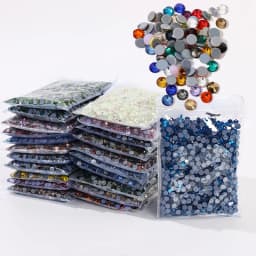 High Quality Bulk Hotfix Rhinestones Ss6-ss30 Стразы Flatback Stones Glitter Crystal And Strass For Diy Nail Accessories