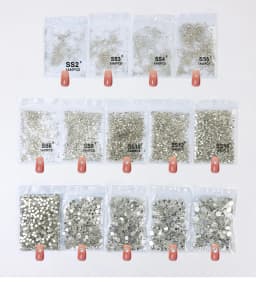 High Quality Bulk Hotfix Rhinestones Ss6-ss30 Стразы Flatback Stones Glitter Crystal And Strass For Diy Nail Accessories