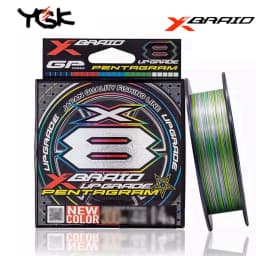 Original YGK X-BRAID UPGRADE PENTAGRAM Fishing Line New Color Multifilament X8 PE Line Made in Japan 150M/200M 14LB-60LB