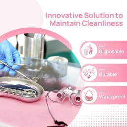 20Pcs Disposable Nail Art Table Towel 13"x18" - 3 Ply Tattoo Bib Sheet for Patients Dentist or Medical Tray Cover and Nail Table
