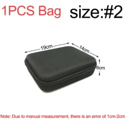 Multi-Size EVA Hard Storage Box Travel Zipper Bag Shockproof Outdoor Tools Bag For Earphone Storage Case Accessories